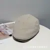 Gorra de Visera Delantera de Color Sólido Versátil Minimalista Estilo Japonés para Mujer, Versión Coreana de Primavera, Moda Artística, Estilo de Hong Kong, Informal, Gorra de Béisbol para Adelgazar el Rostro
