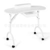 Mesa de Manicure Portátil Mesa de Manicure Plegable Banco de Trabajo para Técnico de Manicure Mesa de Puesto Mesa de Manicure con Estuche para Cosméticos