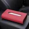 Cubo de basura incorporado para coche, Cubo de basura de cuero de alta gama para coche, Caja de almacenamiento grande para coche, Cubo de basura para interior de coche