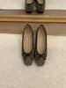 Primer encuentro: Bailarinas Estilo Frijol Verde de Ji Wanwan con Detalle de Moño de Terciopelo, Zapatos para Mujer Otoño 2026, Perfectos con Faldas