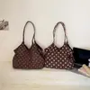 Bolsa de Lona Grande de Gran Capacidad para Mujer 2026, Estilo Coreano, Tendencia Ins, Bordado de Letras, de Mano y de Hombro, Bolsa Simple para el Trabajo