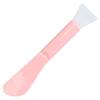 Herramientas de Maquillaje y Belleza Cepillo de Silicona de Doble Cabezal Tabla Raspadora Palillo Mezclador Cepillo para Mascarilla Facial Aplicador Raspador de Cabeza Suave 16.5cm