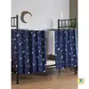 Cortinas de cama para dormitorios, cortinas opacas para literas altas y bajas, cortinas para barandilla de cama, cortinas para habitación de dormitorio, cortinas para cama alta y baja, cortinas para escritorio