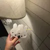 Conejo Miffy de Peluche Conejo de Dibujos Animados Dulce Pinza para el Cabello de Conejo Calcomanía Mágica Corazón Dulce de Niña Calcomanía Trasera de la Cabeza sin Costuras