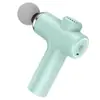 Pistola de Fascia Ajustable Multivelocidad con Múltiples Cabezales de Masaje, Diseño Reductor de Ruido, Pistola Muscular con Bajo Ruido y Operación Silenciosa para Terapia de Yoga