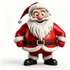 Adornos Colgantes Acrílicos de Papá Noel de Navidad Más Vendidos para Decoraciones del Árbol de Navidad del Hogar y Decoraciones de Escenas de Fiesta