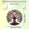 Borboletas Coloridas da Primavera nos Arbustos de Flores Película Colorida Acrílica 2D Decorações de Janela Deslumbrantes e Coloridas Decorações de Varanda Adereços