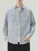 2026 Nueva Otoño Japonés Retro Hombres Holgada Casual Manga Larga Camisa Americana Ropa de Trabajo Versátil Tendencia Marca Chaqueta