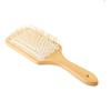 Pente de Madeira de Lótus Quadrado Grande Pente de Cabelo Exportação Hemu Pente Alisante Prático Pente de Pinus com Bolsa de Ar Pente Massageador de Couro Cabeludo