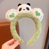 Linda Nueva Diadema de Dibujos Animados para Mujer, Diadema de Felpa para Lavarse la Cara y Aplicarse Mascarilla Facial, Accesorio para el Cabello Antideslizante