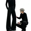 Pantalones de Traje Casual de Alta Gama con Caída Estilo Hong Kong para Hombre Otoño 2026 Versátiles Pierna Larga Rectos Modernos