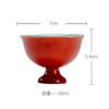 Palacio Imperial Mi Yan Taza de Cerámica Roja para Cata de Té Hogar Estilo Chino Taza de Té de Pie Alto Taza Individual Taza Personal de Maestro Taza de Té