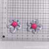 Transparente Colorido Hueco Flor Cortada Pétalos Asimétricos DIY Hebillas para Zapatos Hechas a Mano Accesorios para el Cabello de Niños Accesorios Accesorios de Resina