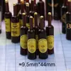 Simulación tridimensional de vino tinto vino DIY miniatura tienda de conveniencia supermercado coche adornos de escritorio juego de comida accesorios de resina