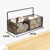 Caja de Almacenamiento de Jengibre Ajo Cocina Estante de Almacenamiento de Jengibre Ajo Cebollín de Pared Estante para Condimentos de Pared Cesta para Verduras Colgante de Pared Artefacto sin Perforaciones
