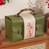 Caja de Regalo Grande Vacía de Alta Gama para Artículos del Festival de Primavera, Adecuada para Frutas Secas, Nueces, Embutidos y Productos Especiales, Caja de Regalo para Salchichas