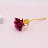 Venta al por mayor del fabricante Polvo de oro simulado Cristal Rosa Azul Encantadora Roja Flor Falsa Brillo Transfronterizo Rosa Venta al por mayor