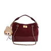 Bolso de mano con cierre de broche esmerilado transfronterizo, bolso tote para mujer acolchado con diamantes de lujo ligero, bolso de hombro con cadena vintage de alta gama