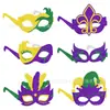 Amazon Transfronterizo Decoración de Fiesta de Carnaval Mardi Gras Gafas Brillantes Accesorios Divertidos para Fotos de Fiesta