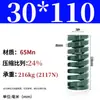 Módulo de Mola de Compressão Mola de Compressão Módulo Doméstico 65Mn Mola Tf Fio Plano de Alta Resistência Compressão Padrão Japonês Mola Retangular