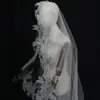 Venta al por mayor del fabricante Velo de Novia para Boda Encaje Hueco de una Sola Capa Velo de Encaje Blanco Velo de Boda