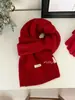 Colección de Bufandas de Navidad y Año Nuevo Bufanda Roja para Mujer Invierno Iluminadora Estudiante Cálido Calentador de Cuello de Año Nuevo Regalo para Pareja Transfronterizo