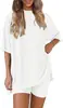 Comercio Exterior Transfronterizo Europeo y Americano En Stock Amazon Aliexpress Tk Moda Primavera y Verano Casual Suelto Ropa de Casa Conjunto de Shorts