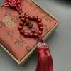 Enfeite de Carro Gato da Sorte Direto do Fabricante, Enfeite de Carro Vermelho Cinnabar, Pingente de Paz Tecido, Pingente Auspicioso Atrai Riqueza, Atacado