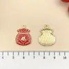 Mezcla 10 Aceite Goteante Saludos de Año Nuevo Chino Sobre Rojo Linterna Colgante Pulsera DIY Llavero Accesorios de Joyería