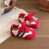 Sapatos casuais versáteis para crianças, coleção primavera 2026: Tênis de treino alemães, estampa de leopardo, retrô e inspirados em dopamina para meninas