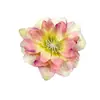 Flores Simuladas de Peonía Pequeña de Fénix Paquete de Materiales para Pasador Hecho a Mano Flores Falsas de Loto de Nieve Decoración de Pared de Flores de Boda Arreglo Floral