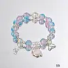 Explosões Super Fada Mori Cristal Lua Pulseira Feminina Design de Nicho Estudante Joker Cor Doce Pulseira de Namorada