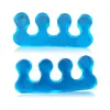 Separador de Dedos para Joanete Personalizado, Corretor de Sobreposição de Dedos, Corretor Azul de Três Furos para Separação do Hálux
