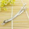 Pinza al por mayor Francia Pinza para el cabello coreana DIY Accesorios para el cabello Delgada Dos piezas Pinza automática Pinza de acero Pinza de resorte