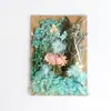 Decoración artesanal DIY mixta, set de flores eternas y flores secas, material para marco de fotos DIY, material de flores, bolsa para repujado