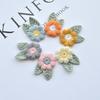 Bordado com folhas flores pequenas feito à mão acessórios para joias DIY material acessórios para roupas acessórios diy atacado