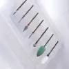 Nuevo Juego de 7 Cabezales de Lijado para Uñas Desmontaje de Uñas Acrílicas Pulido Frontal Exfoliante Piel Muerta Herramienta de Lijado de Uñas Taladro