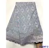 Ropa Bordada Africana Tela Perforada Tela de Encaje de Algodón Adecuada para Hacer Vestidos y Túnicas