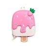 Mochila escolar de casca de ovo de sorvete de desenho animado para jardim de infância, turmas média e pequena, mochila infantil de casca dura, bolsa infantil para meninos e meninas da pré-escola