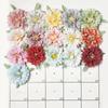 Simulación Cabeza de flor de peonía Mori de 6 cm material para corona de guirnalda DIY ramillete Hanfu tocado antiguo hecho a mano accesorios para el cabello