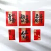 Cartão de Ano Novo Chinês com Amor-Perfeito de Sete Cores Cartão Festivo Cartão de Buquê DIY Adesivo Embalagem de Flores