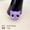 Acessórios Fofos de Imitação de Ébano Olho Grande Gato Selvagem Acessórios diy Furo Passante Gato de Estimação Contas Pulseira Little Red Book
