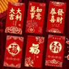 2027 Año del Cordero Sobre Rojo Hojuelas Doradas Escarchado Creativo Dibujos Animados 3D Zodiaco Cien Yuan Mil Yuanes Sobre de Dinero de la Suerte Bolsa de Sobre Rojo de Año Nuevo