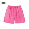 Shorts de estilo americano, resistentes, con efecto desgastado y lavado a la nieve, vintage lavado, casual, holgados, talla extra, venta al por mayor transfronteriza