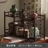 Prateleira de Exibição para Mesa, Suporte de Xícaras de Chá em Madeira Maciça, Prateleira de Armazenamento para Conjunto de Chá, Mesa de Chá Pequena para Sala de Chá do Escritório, Prateleira de Armazenamento para Mesa de Chá