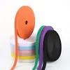 Banda elástica de color de doble cara, banda elástica lisa de alta elasticidad, accesorios gruesos para prendas y bolsos al por mayor, correa de sujeción