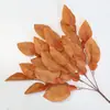 Hojas Artificiales para Decoraciones de Boda, Plantas Verdes, Arreglos Florales, Hojas de Clemátide, Hojas de Azulejo Azul, Decoración del Hogar, Decoración Exterior, Venta al por Mayor del Fabricante