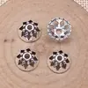 13x13x6mm 0.8g Plata Antigua Accesorios DIY Componentes para Joyería Directo del Fabricante Tapacoronas y Soportes de Flor