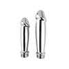 Plug Anal de Metal Forma D Cámara Trasera Ano Irrigador Vaginal Enema Lavador Juguete Sexual para Adultos