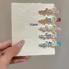 Pinza para el pelo de strass con forma de corazón de luna Dopamine Primavera Verano Exquisita Dulce Femenina Moda Lujo Ligero Único Pinza para el pelo Accesorios para el pelo